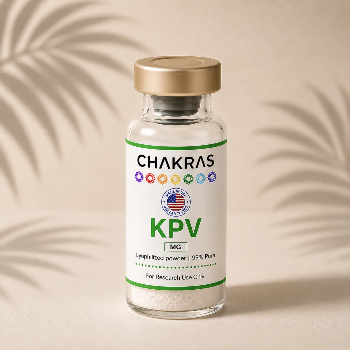 KPV research peptide vial