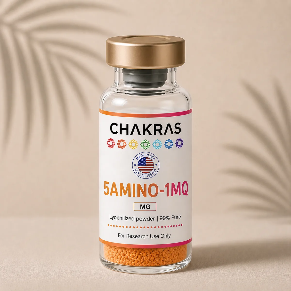 5Amino-1MQ research peptide vial