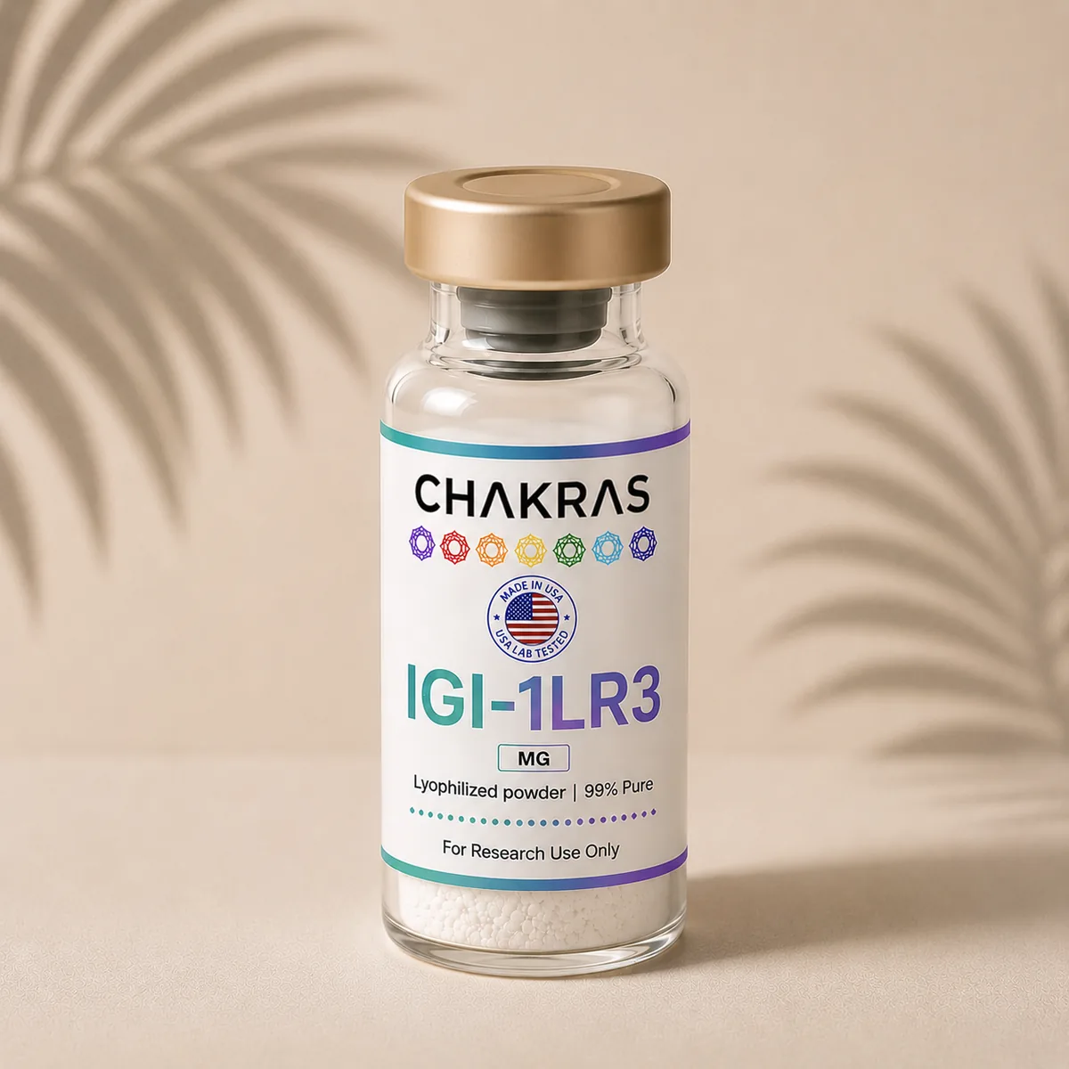 IGF-1 LR3 research peptide vial